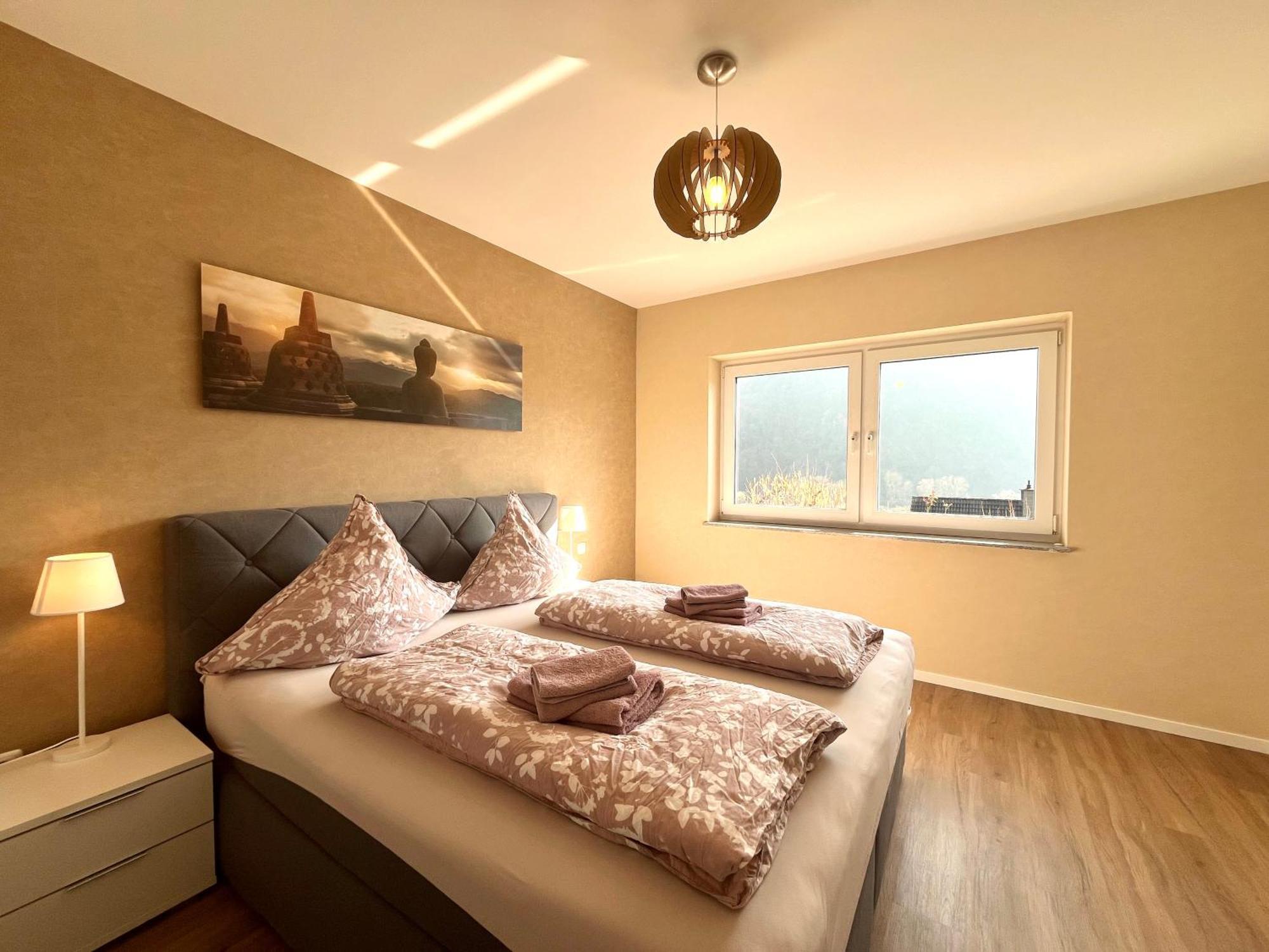 Ferienwohnung Sonnenterrasse, 1-4 Personen, 2 Schlafzimmer, Grosse Terrasse Mueden ภายนอก รูปภาพ