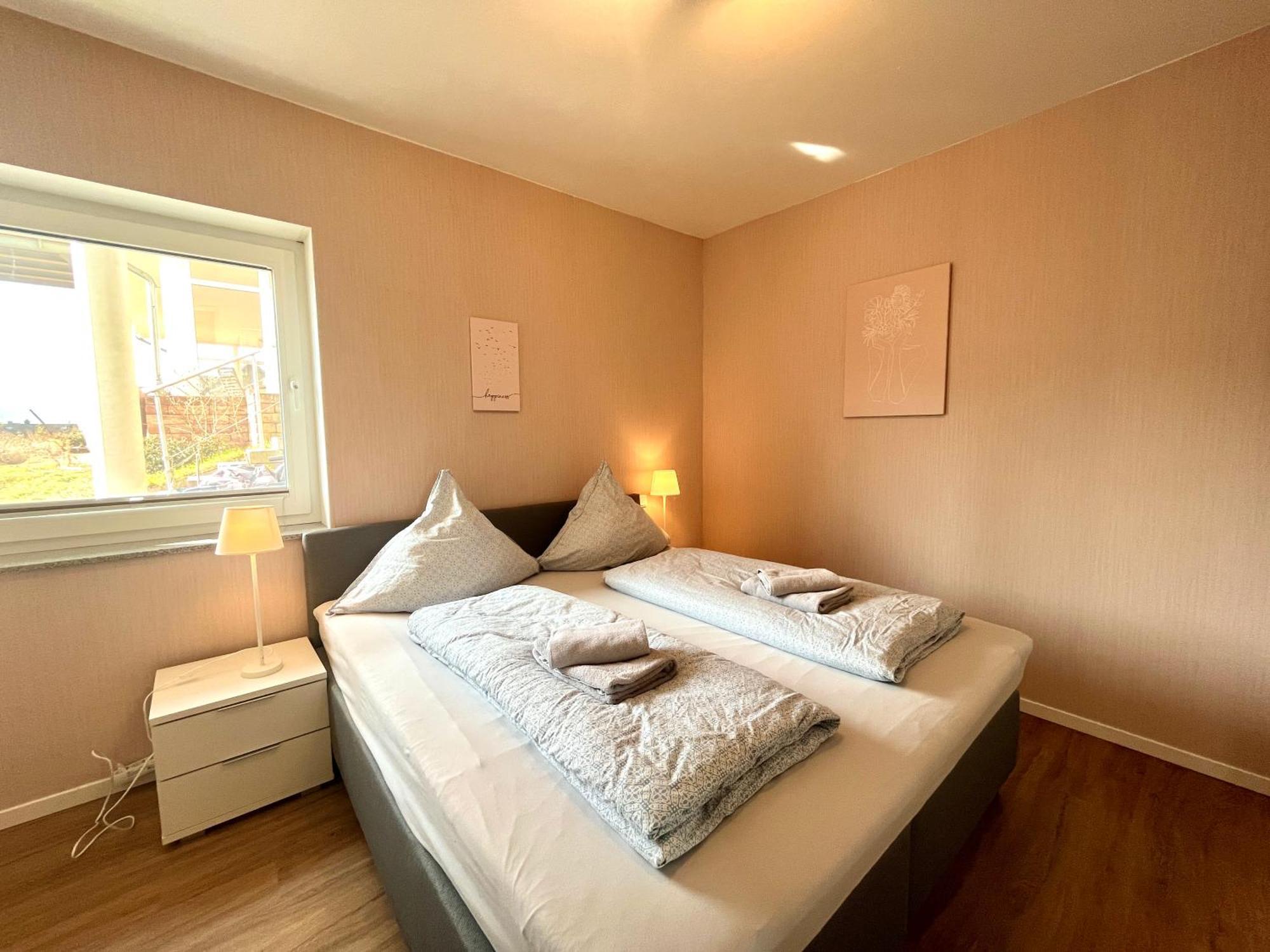 Ferienwohnung Sonnenterrasse, 1-4 Personen, 2 Schlafzimmer, Grosse Terrasse Mueden ภายนอก รูปภาพ