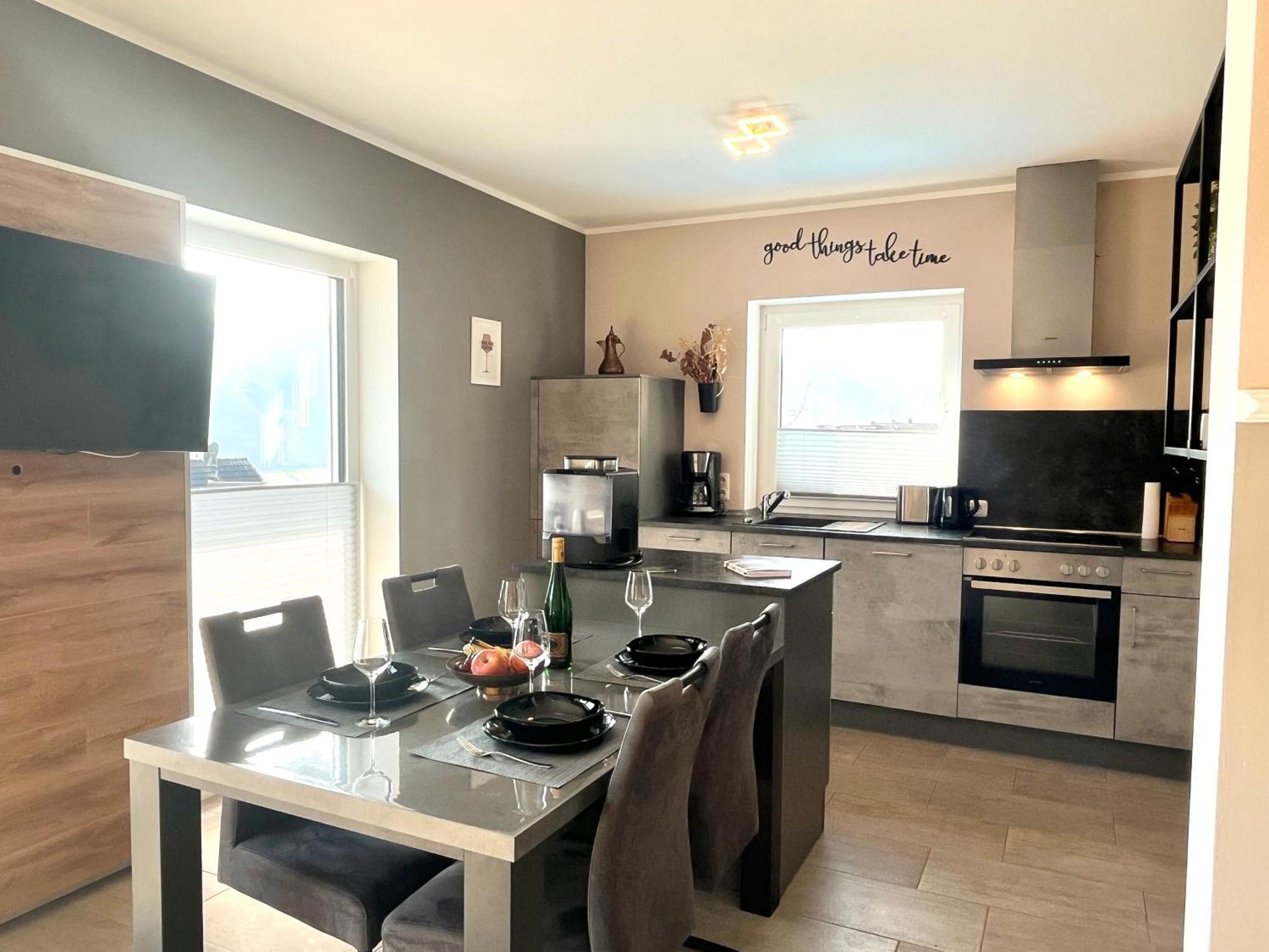 Ferienwohnung Sonnenterrasse, 1-4 Personen, 2 Schlafzimmer, Grosse Terrasse Mueden ภายนอก รูปภาพ